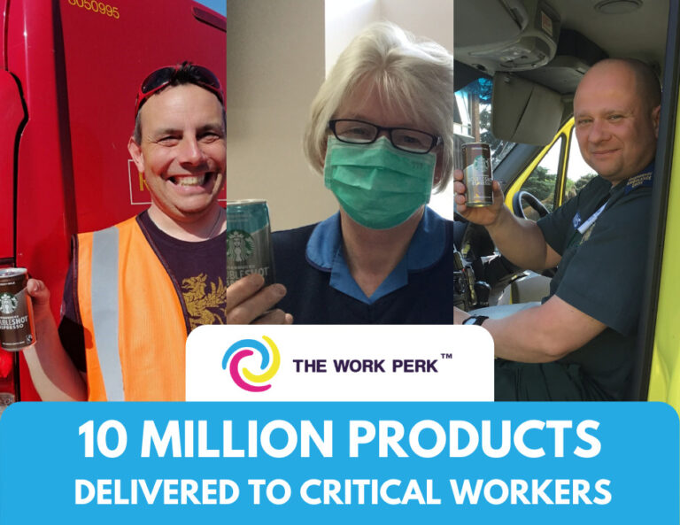 The Work Perk Distribute Over 2 Million Products to Critical Workers!